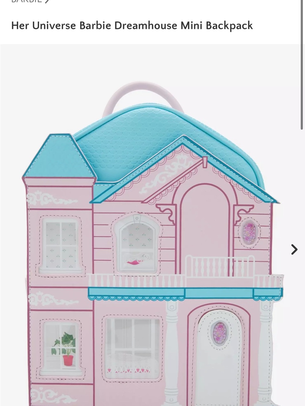 Her Universe Barbie Dreamhouse Mini Backpack